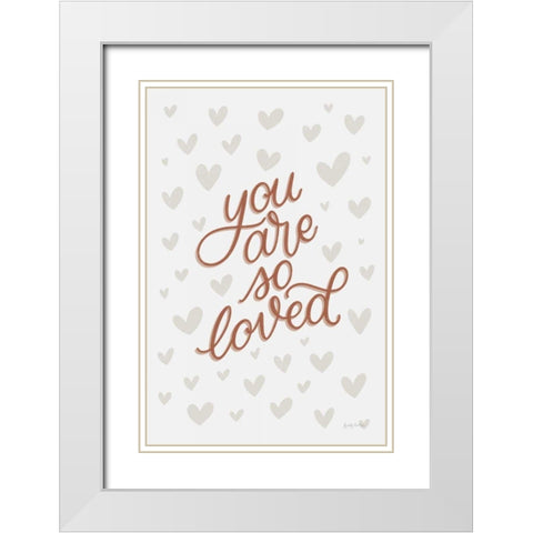 Boho Nursery IX White Modern Wood Framed Art Print with Double Matting by Thorns, Becky