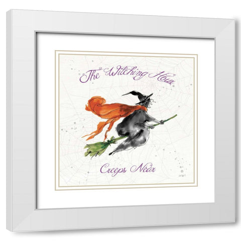 Phantoms of the Night IV Color White Modern Wood Framed Art Print with Double Matting by Tavoletti, Anne