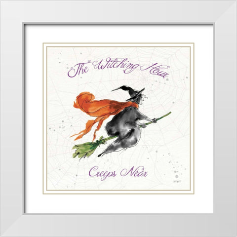 Phantoms of the Night IV Color White Modern Wood Framed Art Print with Double Matting by Tavoletti, Anne