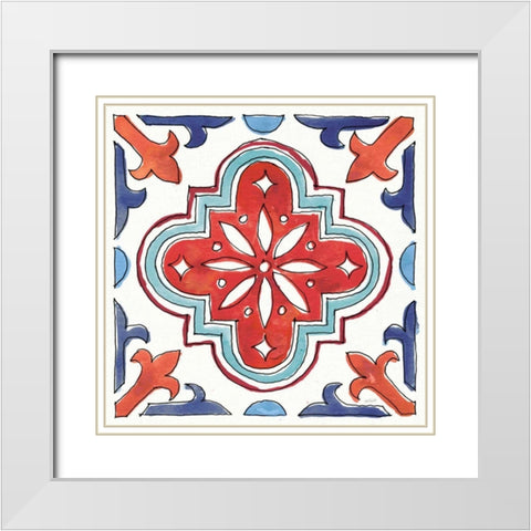 Americana Mood X White Modern Wood Framed Art Print with Double Matting by Tavoletti, Anne