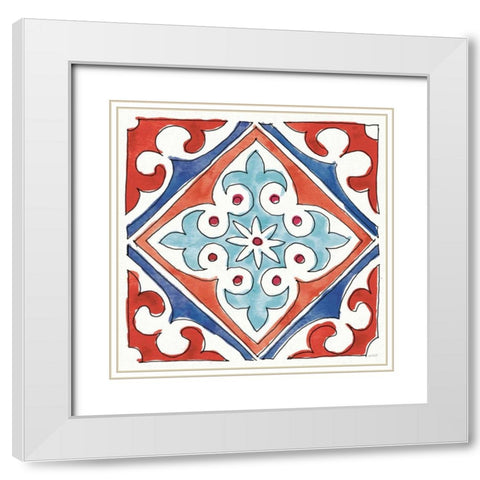 Americana Mood XII White Modern Wood Framed Art Print with Double Matting by Tavoletti, Anne