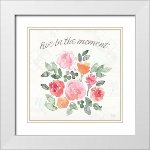 Boho Ride IV White Modern Wood Framed Art Print with Double Matting by June, Dina