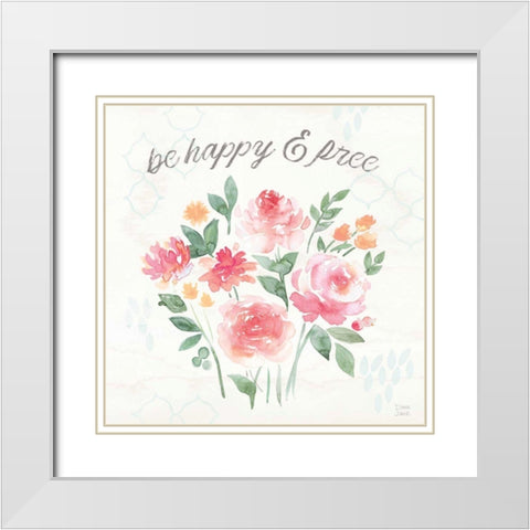 Boho Ride V White Modern Wood Framed Art Print with Double Matting by June, Dina