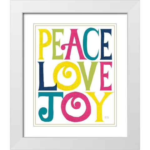 Holiday on Wheels X Bright White Modern Wood Framed Art Print with Double Matting by Mullan, Michael