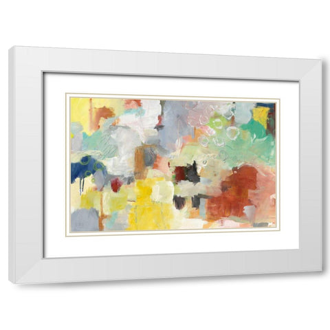 Summer Rising White Modern Wood Framed Art Print with Double Matting by Urban, Mary