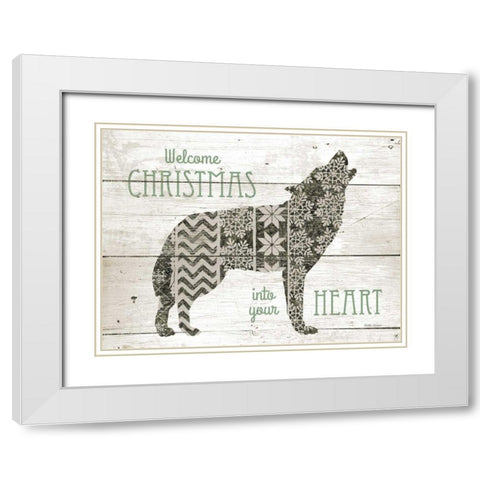 Nordic Holiday III Neutral White Modern Wood Framed Art Print with Double Matting by Grove, Beth