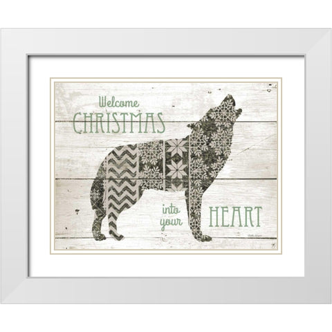 Nordic Holiday III Neutral White Modern Wood Framed Art Print with Double Matting by Grove, Beth
