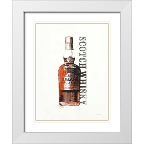 Scotch White Modern Wood Framed Art Print with Double Matting by Tillmon, Avery