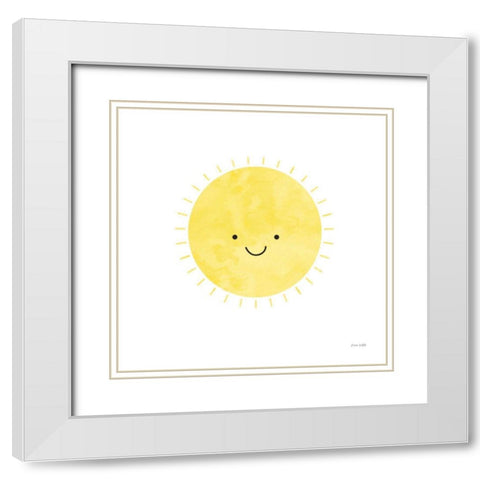 Sunny Days White Modern Wood Framed Art Print with Double Matting by Kelle, Ann