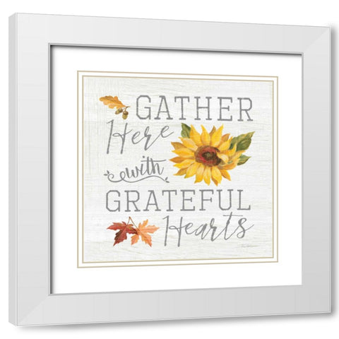 Fall Splendor IX White Modern Wood Framed Art Print with Double Matting by Vassileva, Silvia