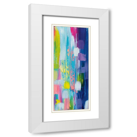 Radiance II White Modern Wood Framed Art Print with Double Matting by Vertentes, Jeanette