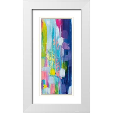 Radiance II White Modern Wood Framed Art Print with Double Matting by Vertentes, Jeanette