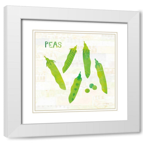 Kitchen Garden III v2 White Modern Wood Framed Art Print with Double Matting by Averinos, Melissa