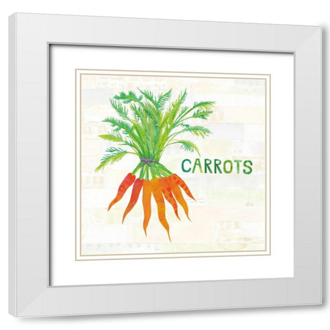 Kitchen Garden IV v2 White Modern Wood Framed Art Print with Double Matting by Averinos, Melissa