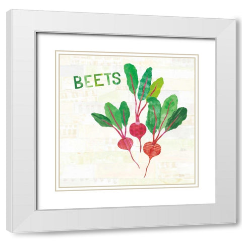 Kitchen Garden V v2 White Modern Wood Framed Art Print with Double Matting by Averinos, Melissa