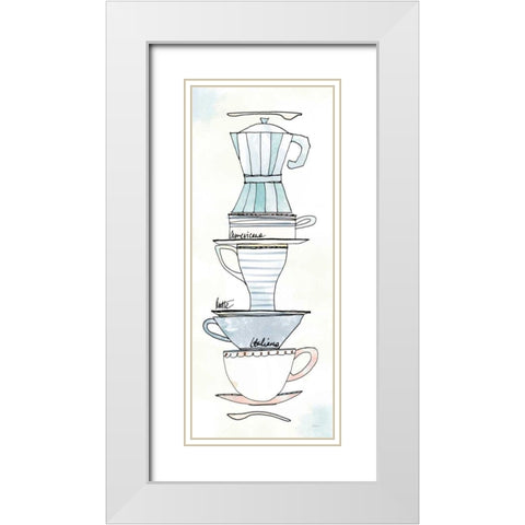 Good Brew X Pastel White Modern Wood Framed Art Print with Double Matting by Schlabach, Sue