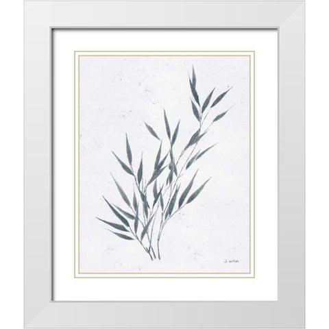 Soft Summer Sketches III Blue White Modern Wood Framed Art Print with Double Matting by Wiens, James