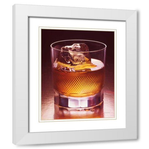 Cheers White Modern Wood Framed Art Print with Double Matting by Goldstein, Ed