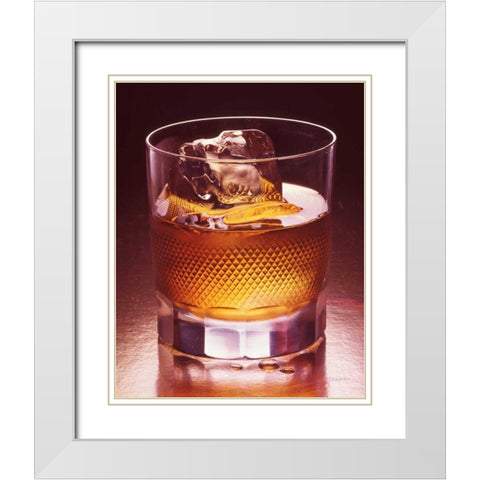 Cheers White Modern Wood Framed Art Print with Double Matting by Goldstein, Ed