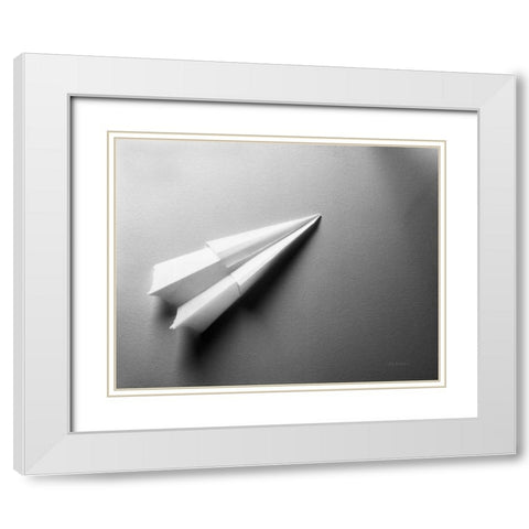 Jet White Modern Wood Framed Art Print with Double Matting by Goldstein, Ed