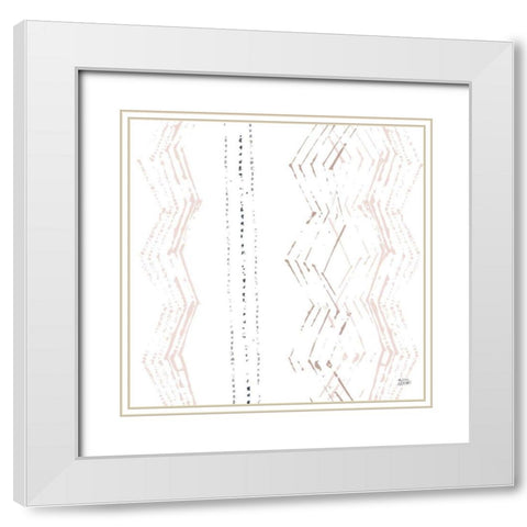Nordic Geo II White Modern Wood Framed Art Print with Double Matting by Averinos, Melissa