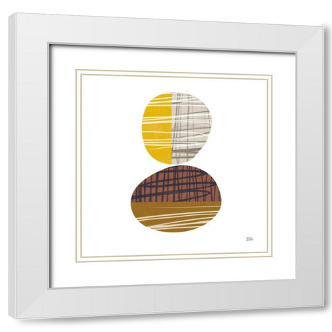 In Good Company I White Modern Wood Framed Art Print with Double Matting by Averinos, Melissa