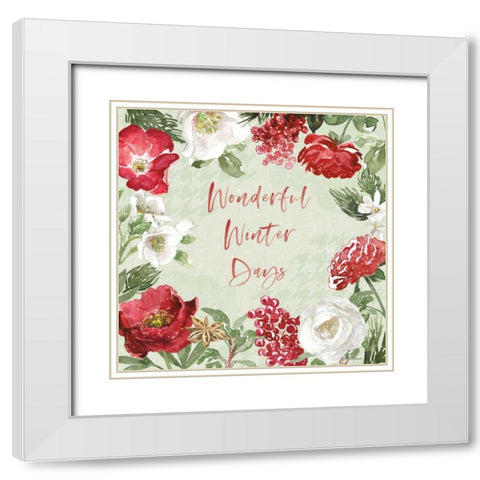 Rustic Season II White Modern Wood Framed Art Print with Double Matting by Grove, Beth