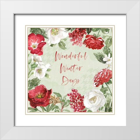Rustic Season II White Modern Wood Framed Art Print with Double Matting by Grove, Beth