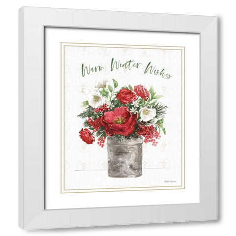 Rustic Season IV White Modern Wood Framed Art Print with Double Matting by Grove, Beth
