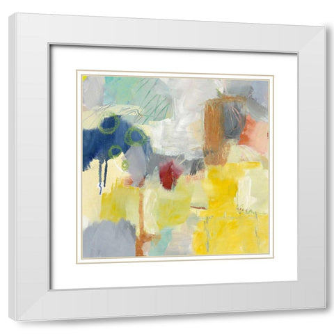 Summer Rising II Crop White Modern Wood Framed Art Print with Double Matting by Urban, Mary