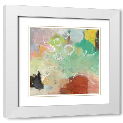 Summer Rising III Crop White Modern Wood Framed Art Print with Double Matting by Urban, Mary