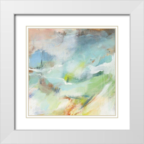 Possibilities II Crop White Modern Wood Framed Art Print with Double Matting by Urban, Mary