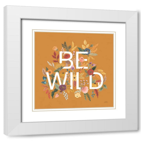 Harvest Garden II White Modern Wood Framed Art Print with Double Matting by Marshall, Laura