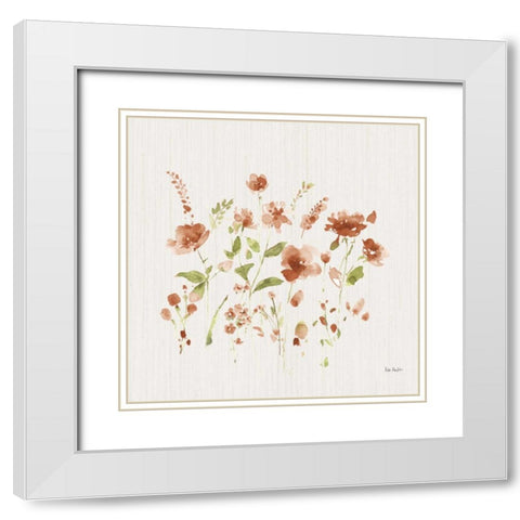 Time to Share IX Spice White Modern Wood Framed Art Print with Double Matting by Audit, Lisa
