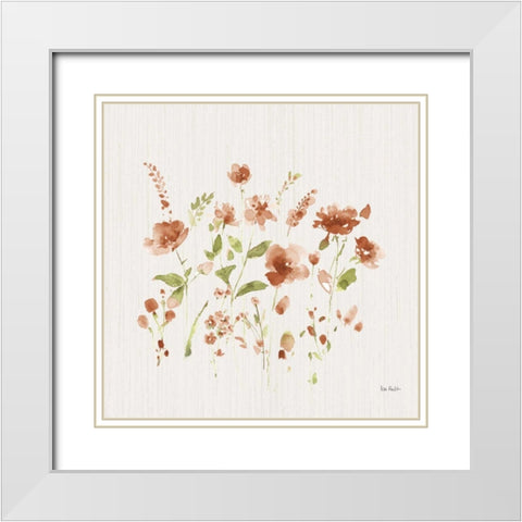 Time to Share IX Spice White Modern Wood Framed Art Print with Double Matting by Audit, Lisa