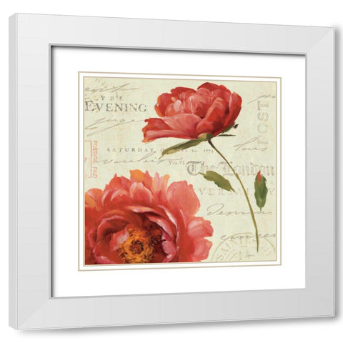 My Own Words White Modern Wood Framed Art Print with Double Matting by Audit, Lisa