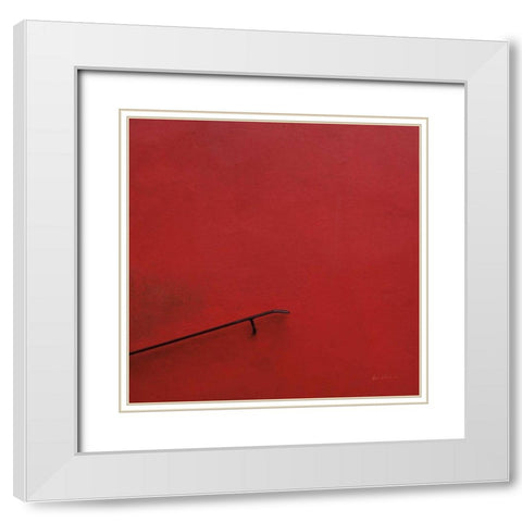 Urban Scene VIII White Modern Wood Framed Art Print with Double Matting by Eichman, Andre
