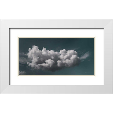 Clouds I White Modern Wood Framed Art Print with Double Matting by Eichman, Andre