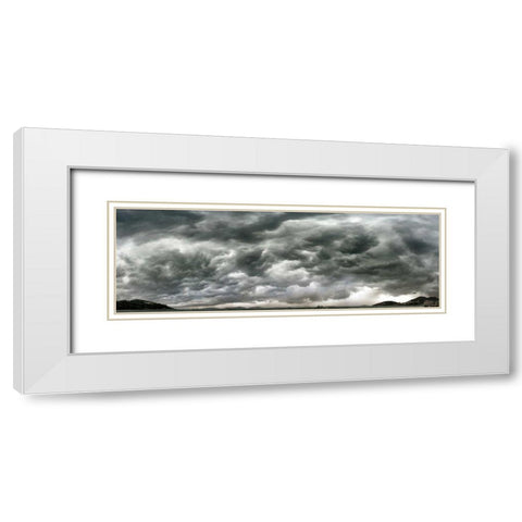 Clouds II White Modern Wood Framed Art Print with Double Matting by Eichman, Andre