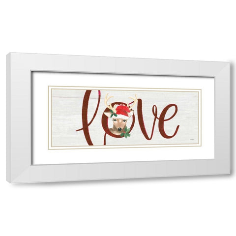 Critter Greetings IV White Modern Wood Framed Art Print with Double Matting by Jackson, Jenaya