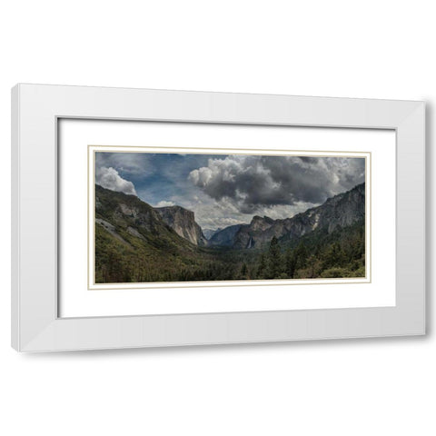 Scenic Landscape III White Modern Wood Framed Art Print with Double Matting by Eichman, Andre