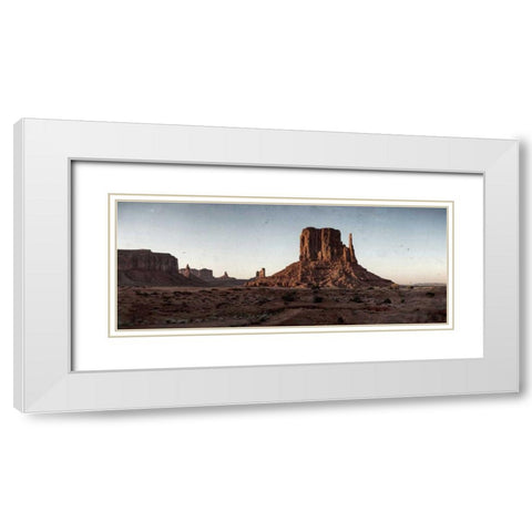Scenic Landscape V Texture White Modern Wood Framed Art Print with Double Matting by Eichman, Andre