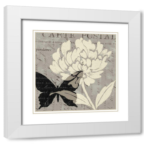 Natural Prints I White Modern Wood Framed Art Print with Double Matting by Brissonnet, Daphne