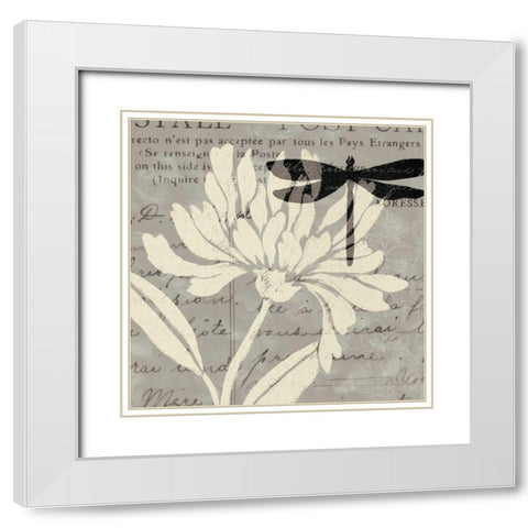 Natural Prints II White Modern Wood Framed Art Print with Double Matting by Brissonnet, Daphne