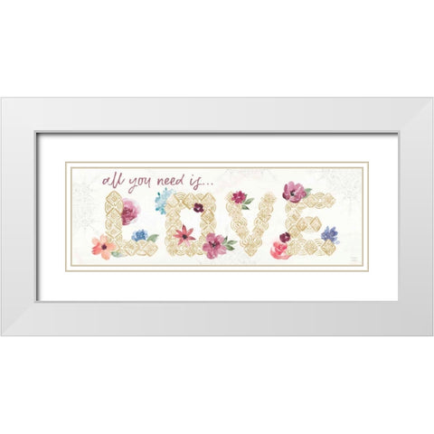 Naturally Inspired IV White Modern Wood Framed Art Print with Double Matting by June, Dina