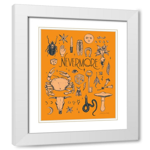 Something Wicked II White Modern Wood Framed Art Print with Double Matting by Miller, Sara Zieve