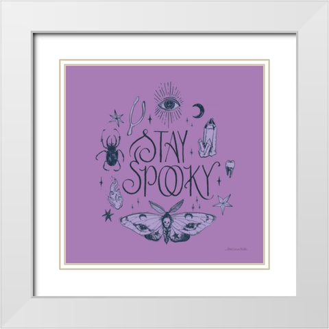 Something Wicked III White Modern Wood Framed Art Print with Double Matting by Miller, Sara Zieve