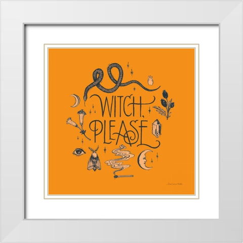 Something Wicked IV White Modern Wood Framed Art Print with Double Matting by Miller, Sara Zieve