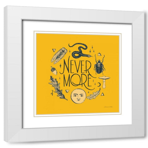 Something Wicked VI White Modern Wood Framed Art Print with Double Matting by Miller, Sara Zieve