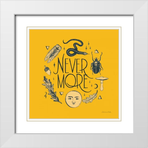 Something Wicked VI White Modern Wood Framed Art Print with Double Matting by Miller, Sara Zieve